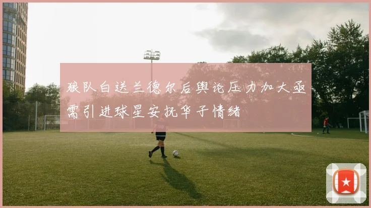 狼队白送兰德尔后舆论压力加大亟需引进球星安抚华子情绪